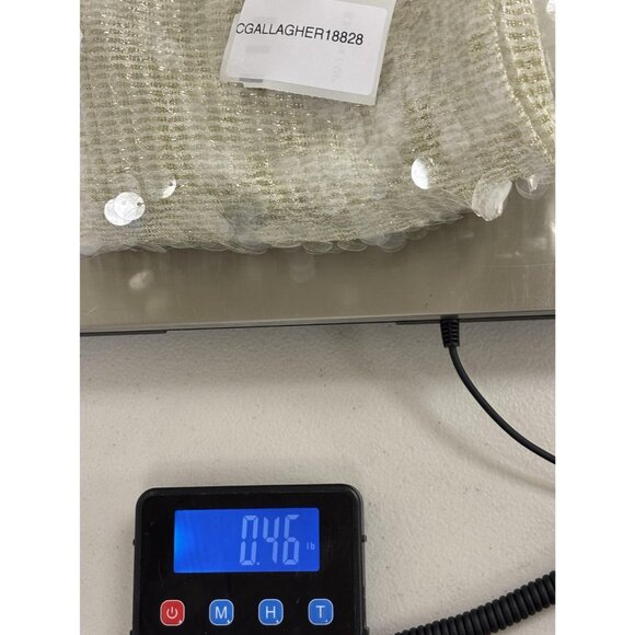 Zara Womens Sequin Camisole Cami Top Camisole Size L Clear 4813/834 NWT - Picture 12 of 12